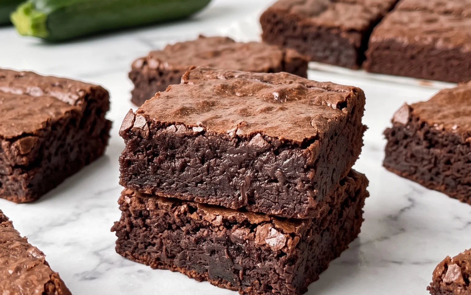 Moist Fudgy Zucchini Brownies – Guilt-Free Treat